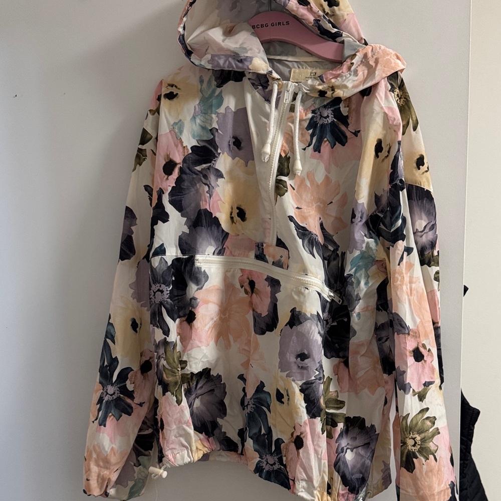 H&M Multicolor Floral Bomber Jacket